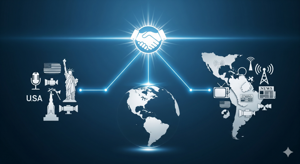 Relaciones con Medios de comunicación en USA y América Latina